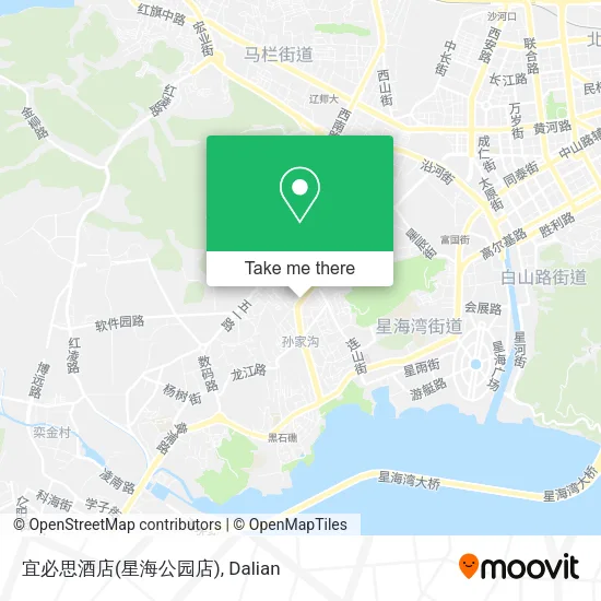宜必思酒店(星海公园店) map