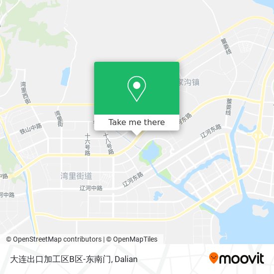 大连出口加工区B区-东南门 map
