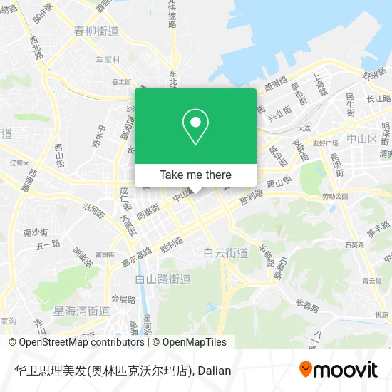 华卫思理美发(奥林匹克沃尔玛店) map