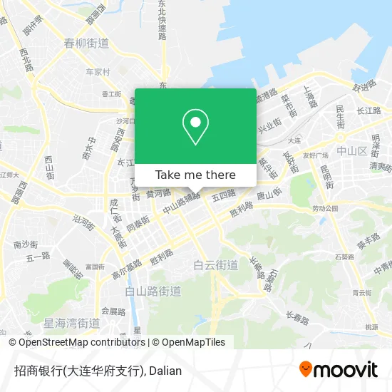 招商银行(大连华府支行) map