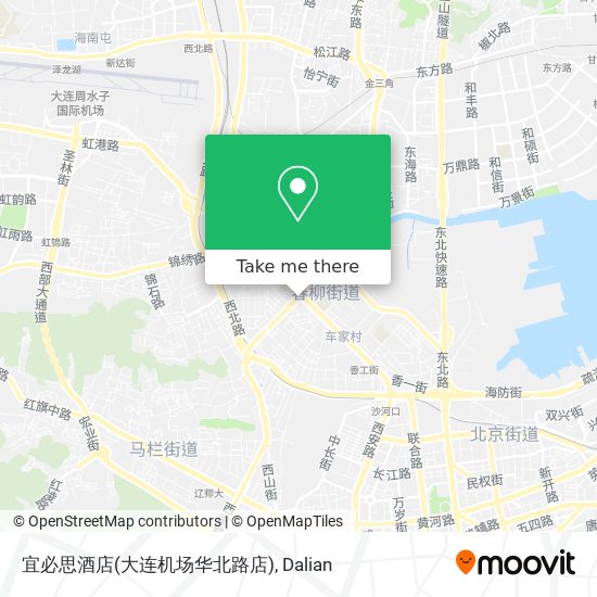 宜必思酒店(大连机场华北路店) map