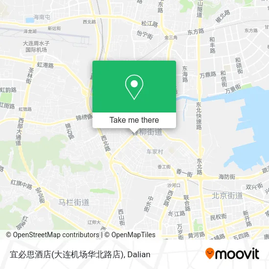 宜必思酒店(大连机场华北路店) map