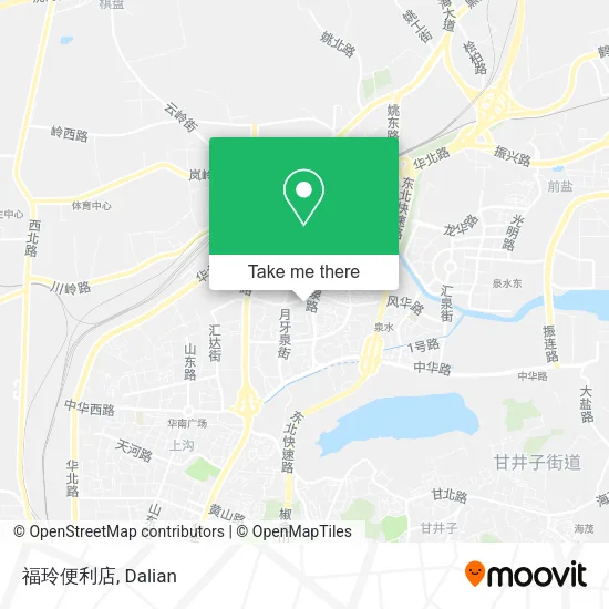福玲便利店 map