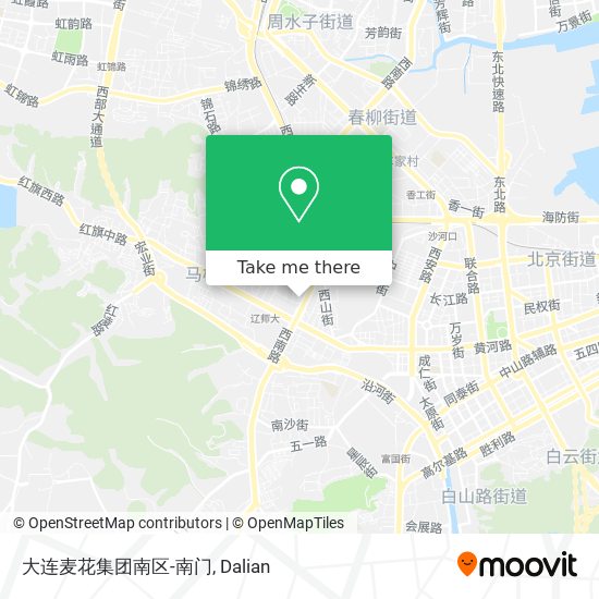 大连麦花集团南区-南门 map