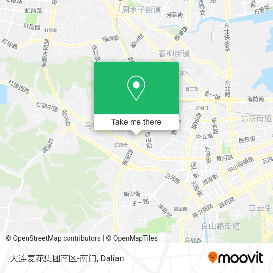 大连麦花集团南区-南门 map