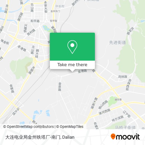 大连电业局金州铁塔厂-南门 map