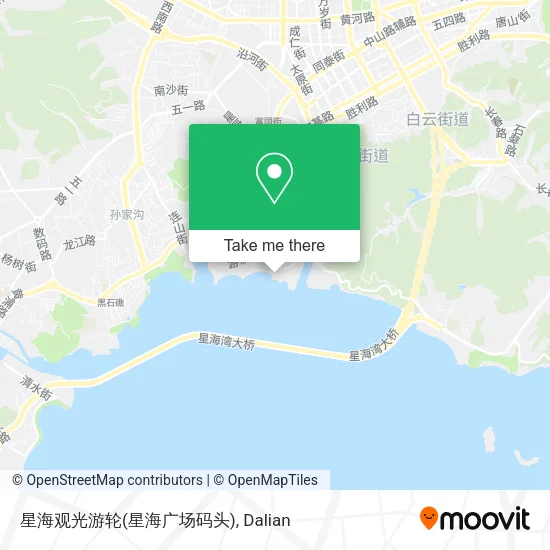星海观光游轮(星海广场码头) map