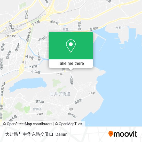 大盐路与中华东路交叉口 map