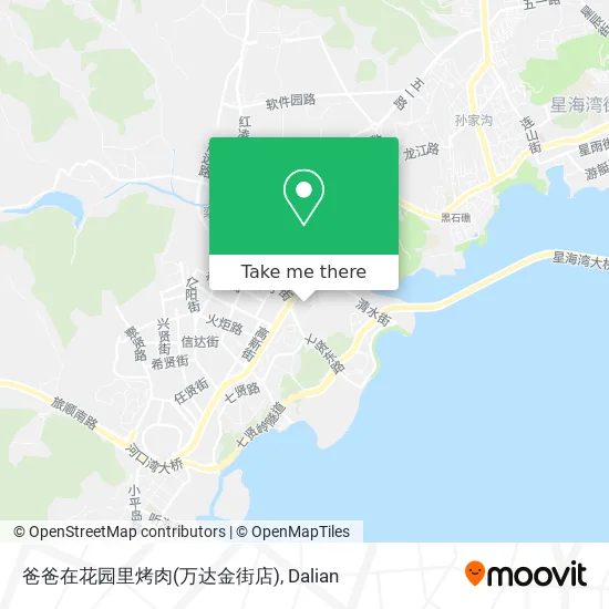 爸爸在花园里烤肉(万达金街店) map