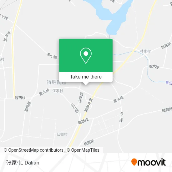 张家屯 map