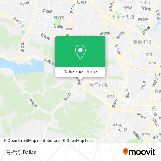 马栏河 map