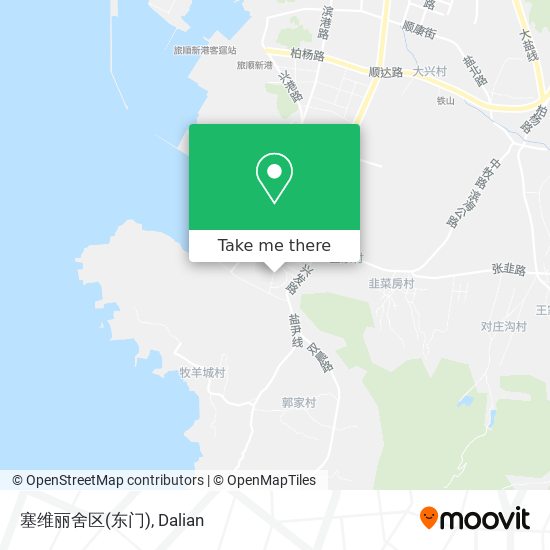 塞维丽舍区(东门) map