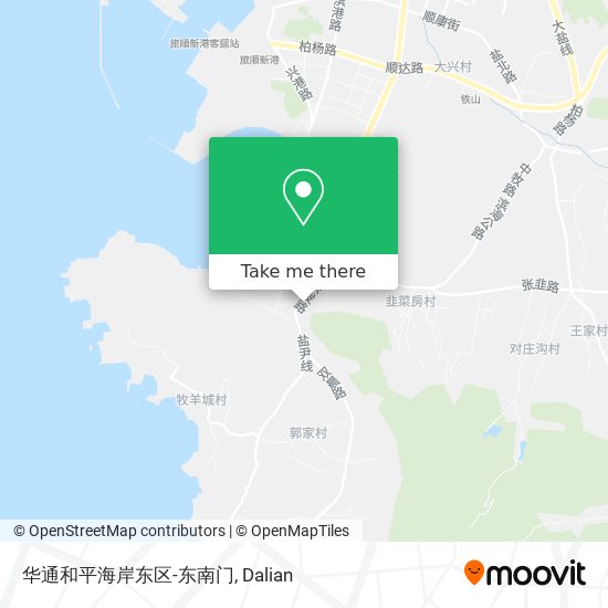 华通和平海岸东区-东南门 map