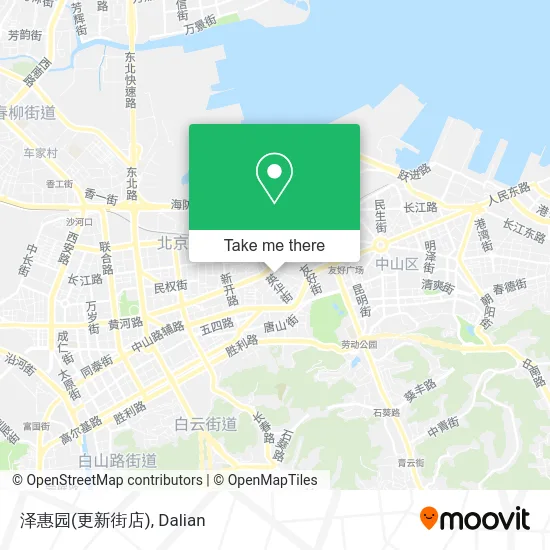 泽惠园(更新街店) map