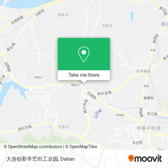 大连创新辛艺街工业园 map
