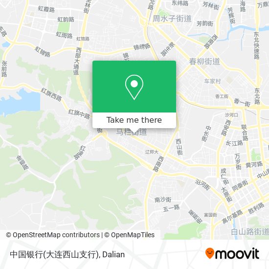 中国银行(大连西山支行) map