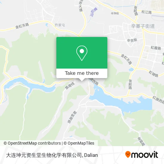 大连坤元资生堂生物化学有限公司 map