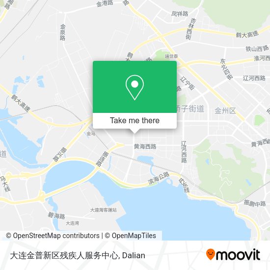 大连金普新区残疾人服务中心 map