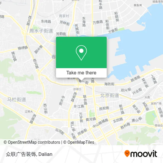 众联广告装饰 map