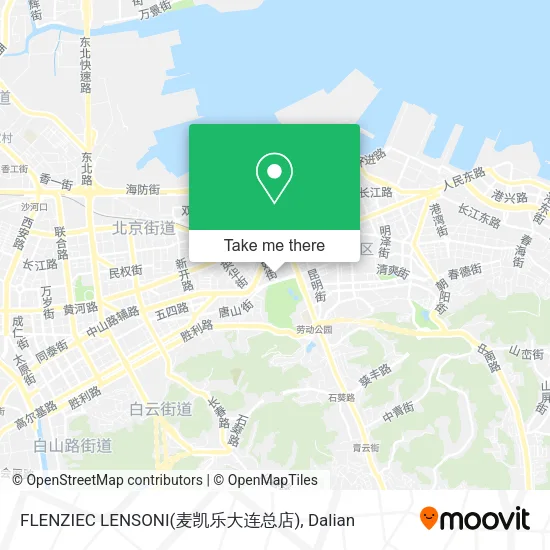 FLENZIEC LENSONI(麦凯乐大连总店) map
