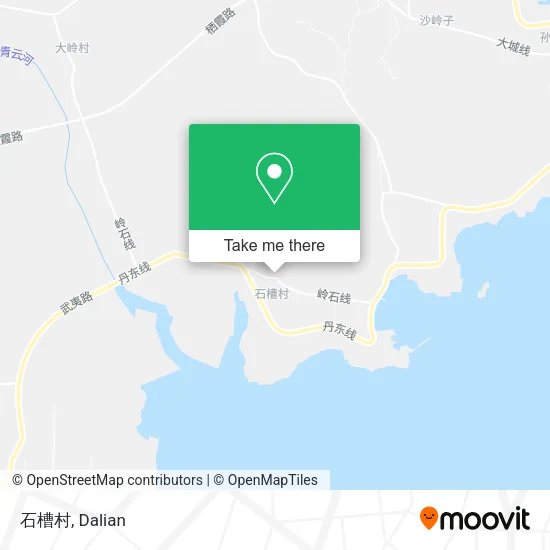 石槽村 map
