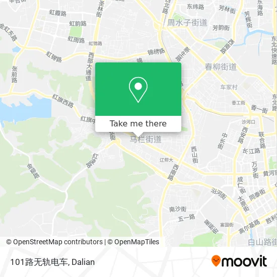 101路无轨电车 map