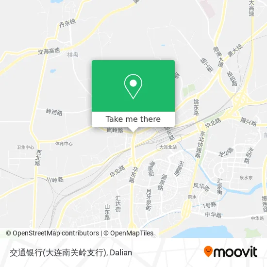 交通银行(大连南关岭支行) map