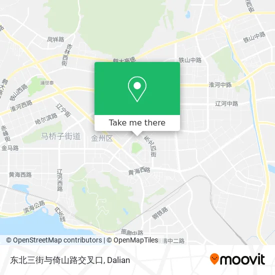 东北三街与倚山路交叉口 map