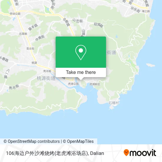 106海边户外沙滩烧烤(老虎滩浴场店) map