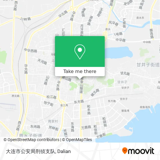 大连市公安局刑侦支队 map