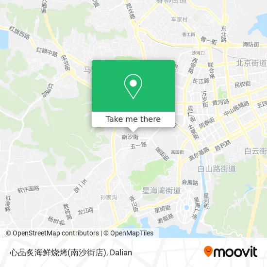 心品炙海鲜烧烤(南沙街店) map
