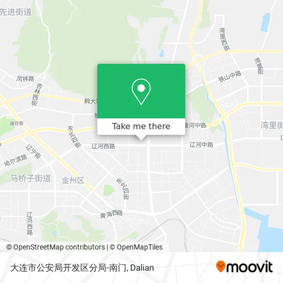 大连市公安局开发区分局-南门 map