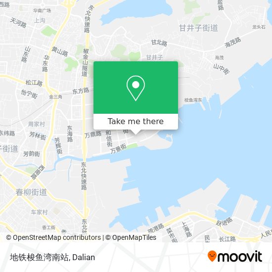 地铁梭鱼湾南站 map
