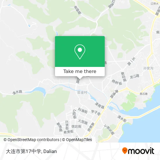 大连市第17中学 map