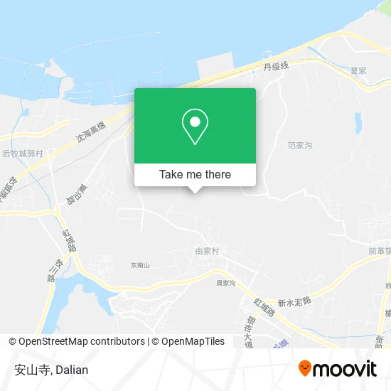安山寺 map
