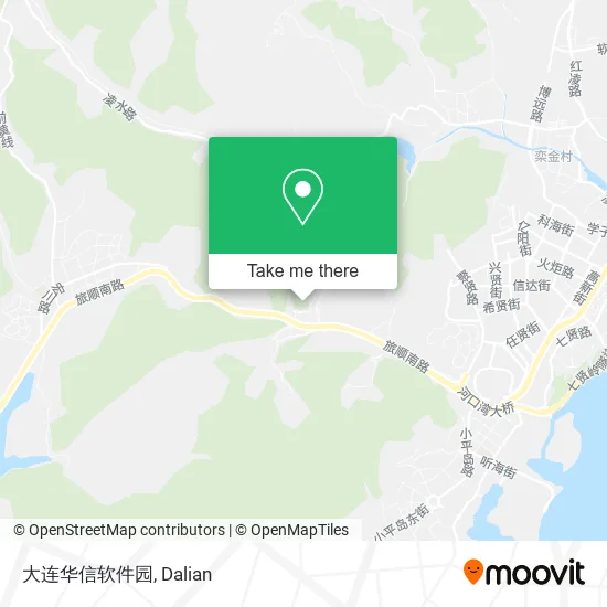 大连华信软件园 map