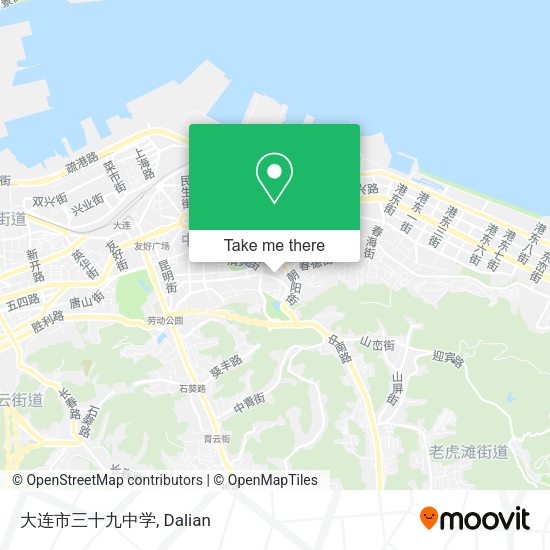 大连市三十九中学 map