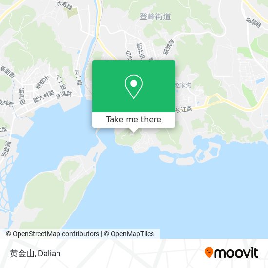 黄金山 map