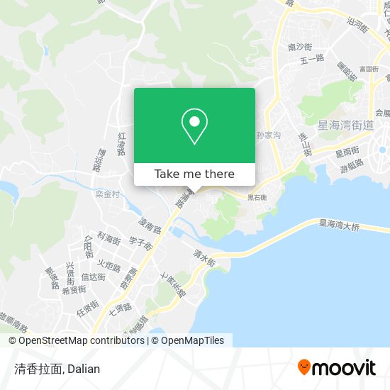 清香拉面 map