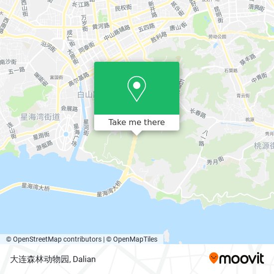 大连森林动物园 map