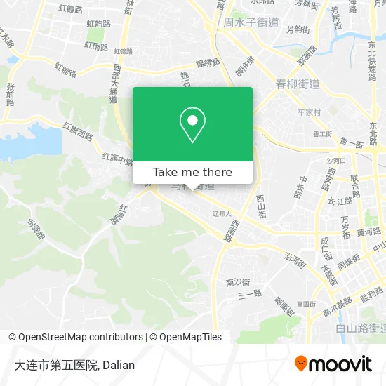 大连市第五医院 map