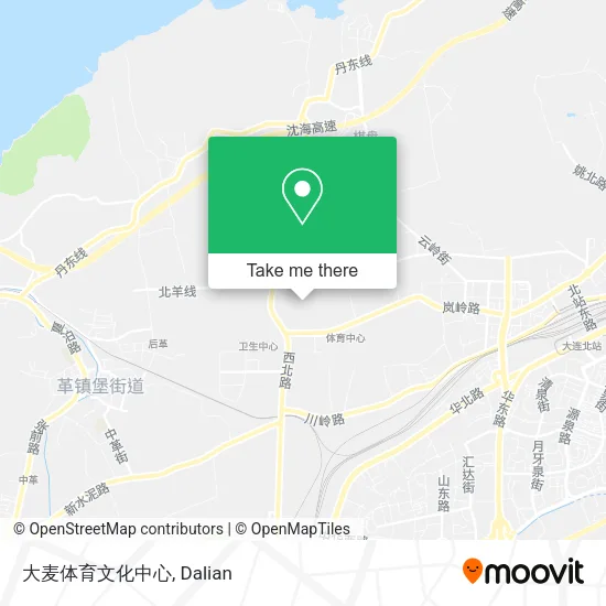 大麦体育文化中心 map