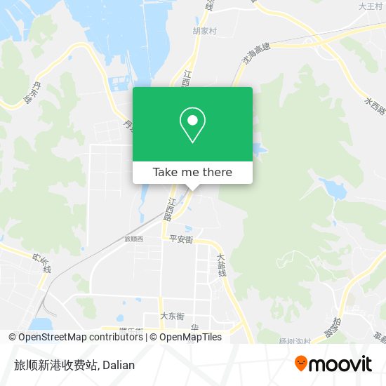 旅顺新港收费站 map