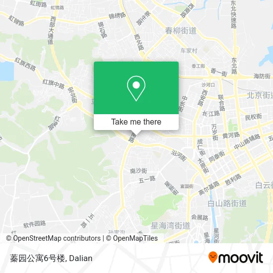 蓁园公寓6号楼 map