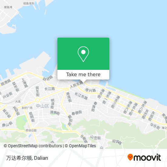 万达希尔顿 map