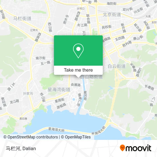 马栏河 map