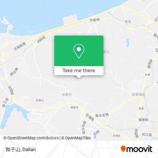 鞍子山 map