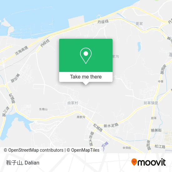 鞍子山 map
