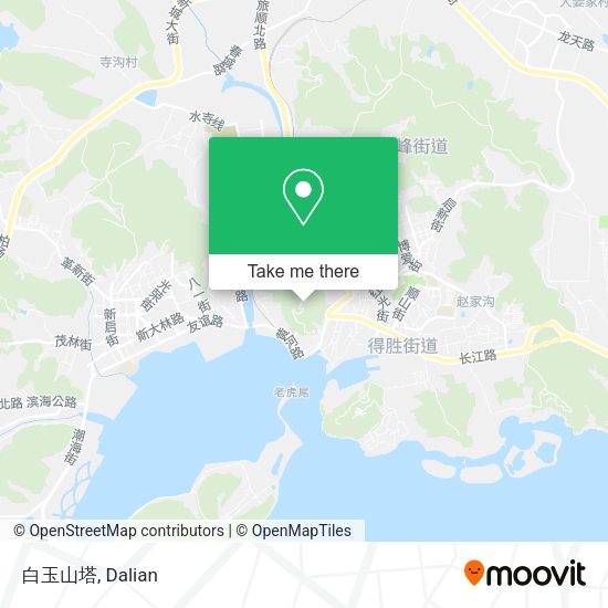 白玉山塔 map