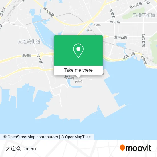 大连湾 map